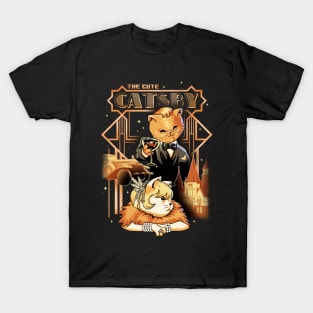 The Cute Catsby black version T-Shirt